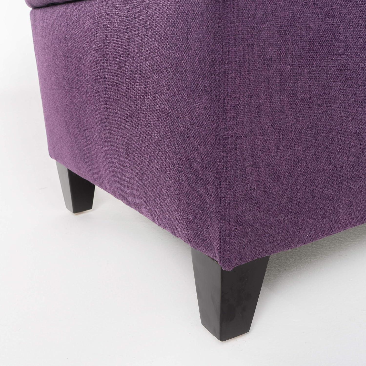 imageChristopher Knight Home Juliana Fabric Storage Ottoman Purple