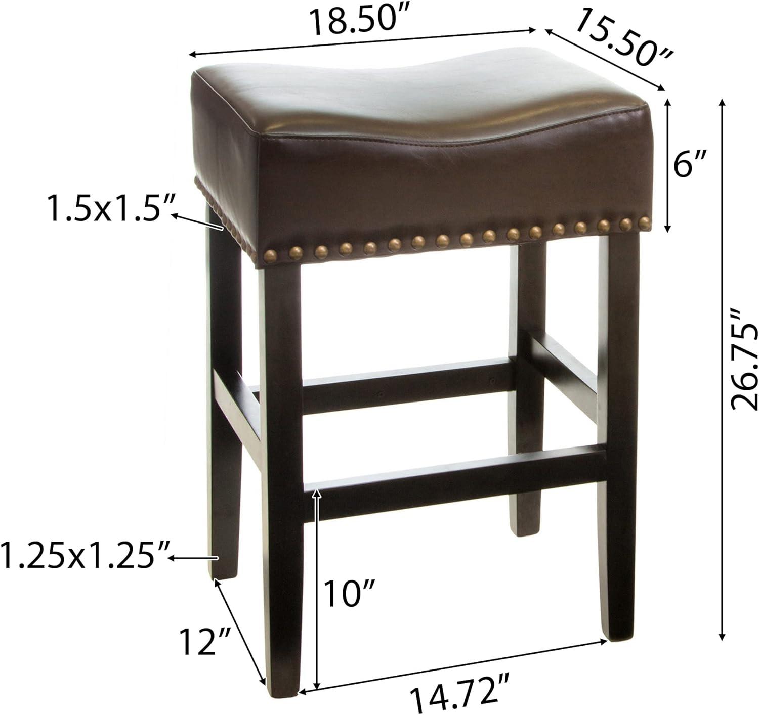 imageChristopher Knight Home Lisette Backless Counter Stools 2Pcs Set Brown