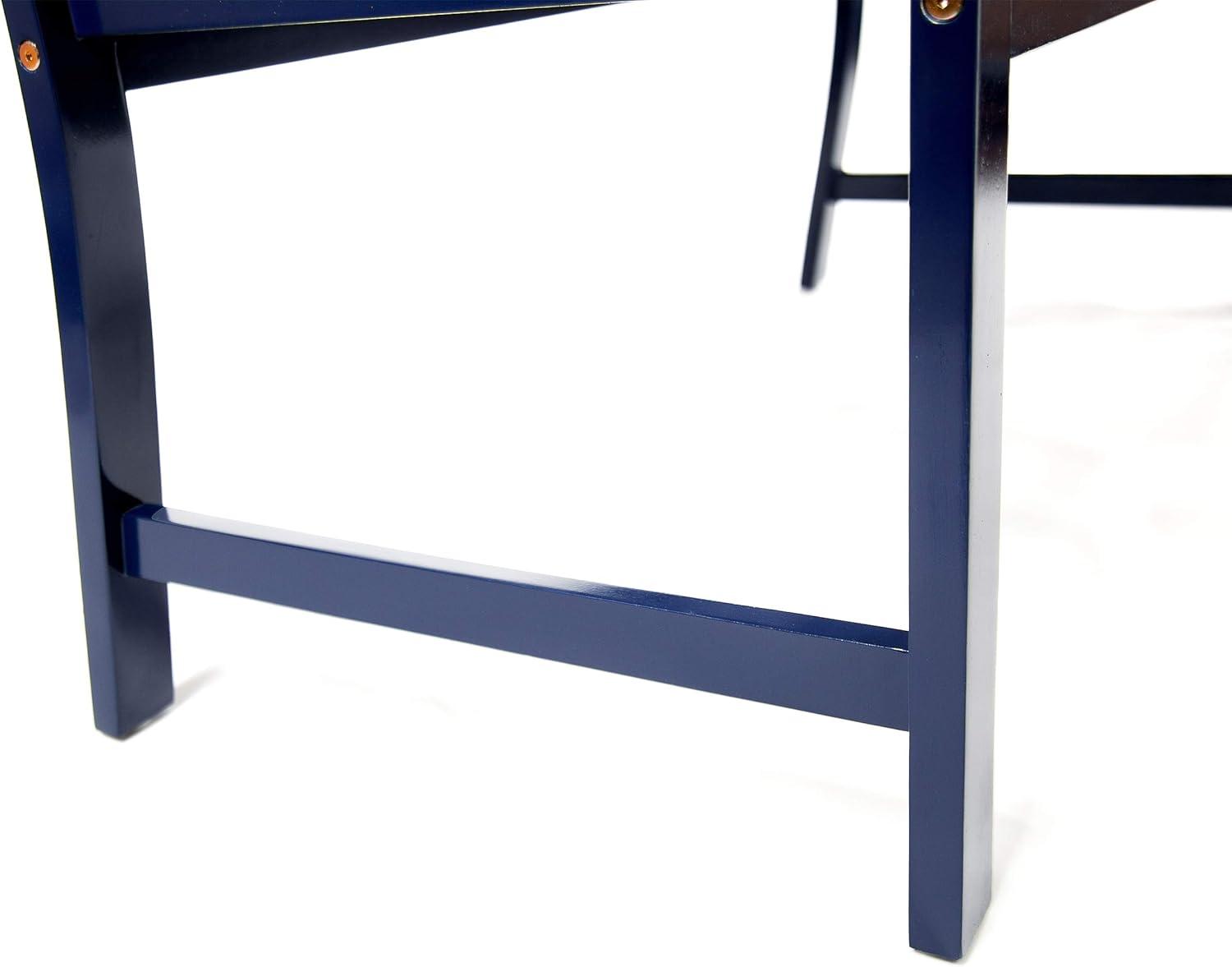 imageChristopher Knight Home Loja Outdoor Acacia Wood Bench Pu Navy Blue
