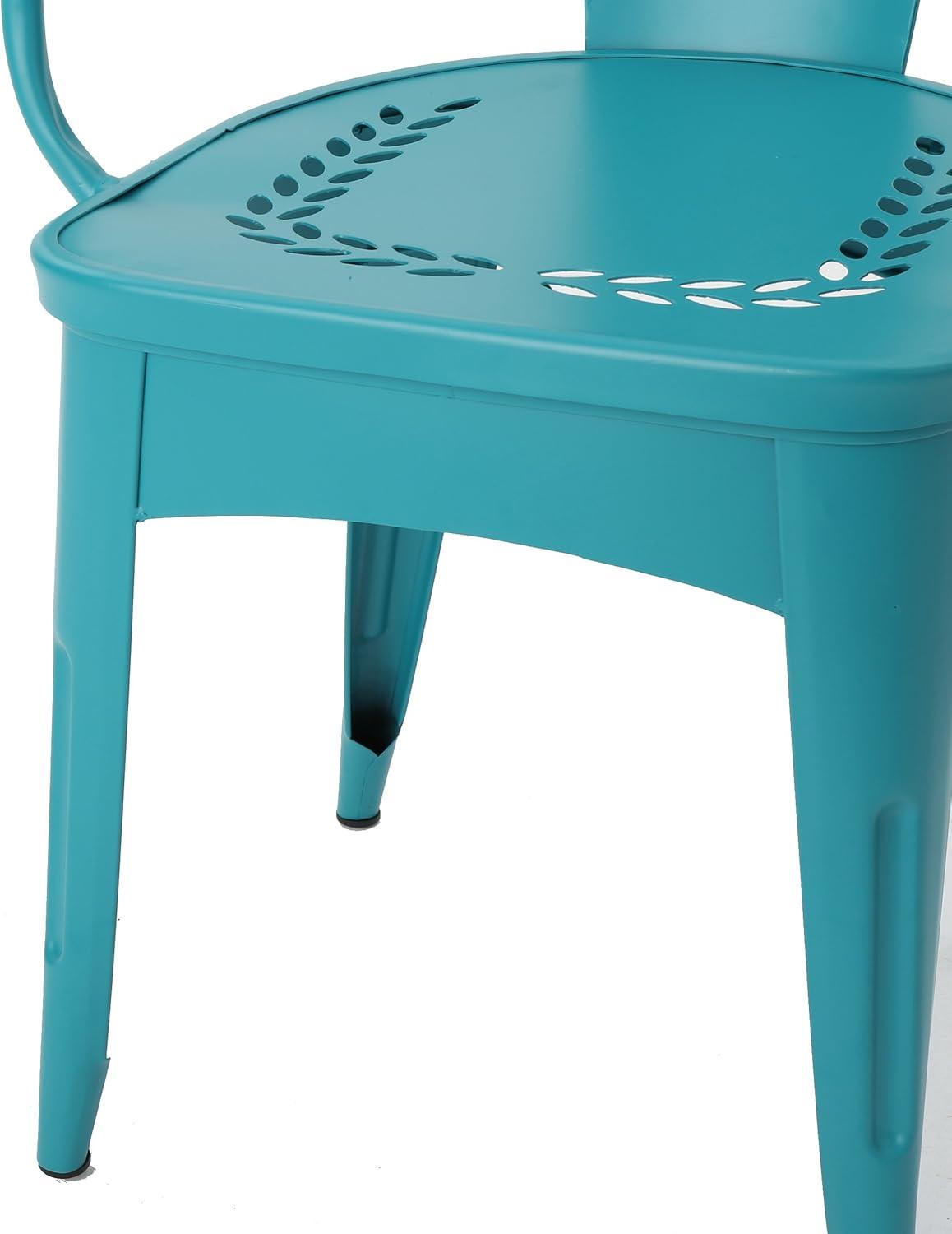 imageChristopher Knight Home Lourdes Iron Bistro Set 3Pcs Set Matte Teal