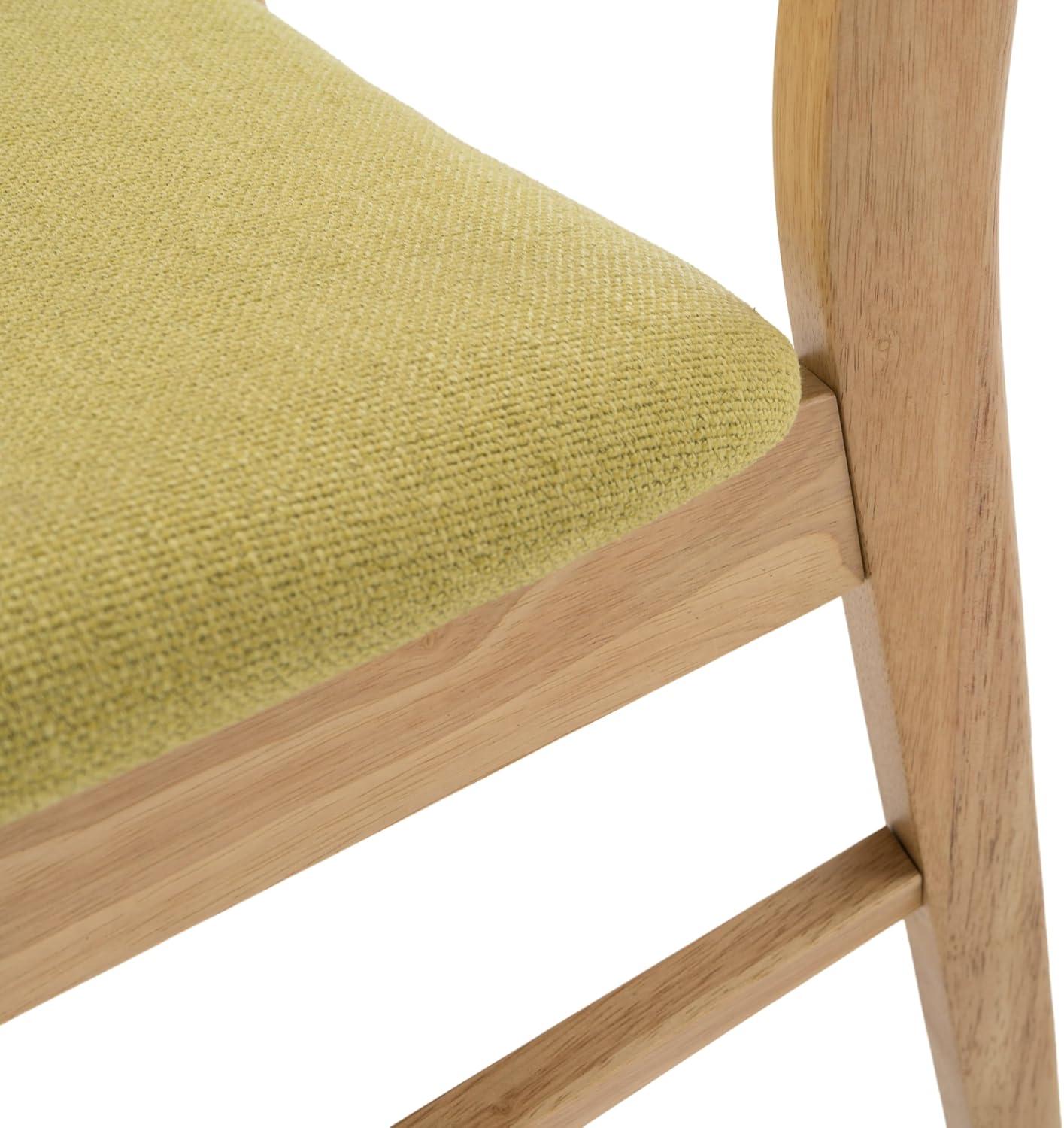 imageChristopher Knight Home Lucious Curved Leg Rectangular Dining Set 5Pcs Set Natural Oak Green Tea