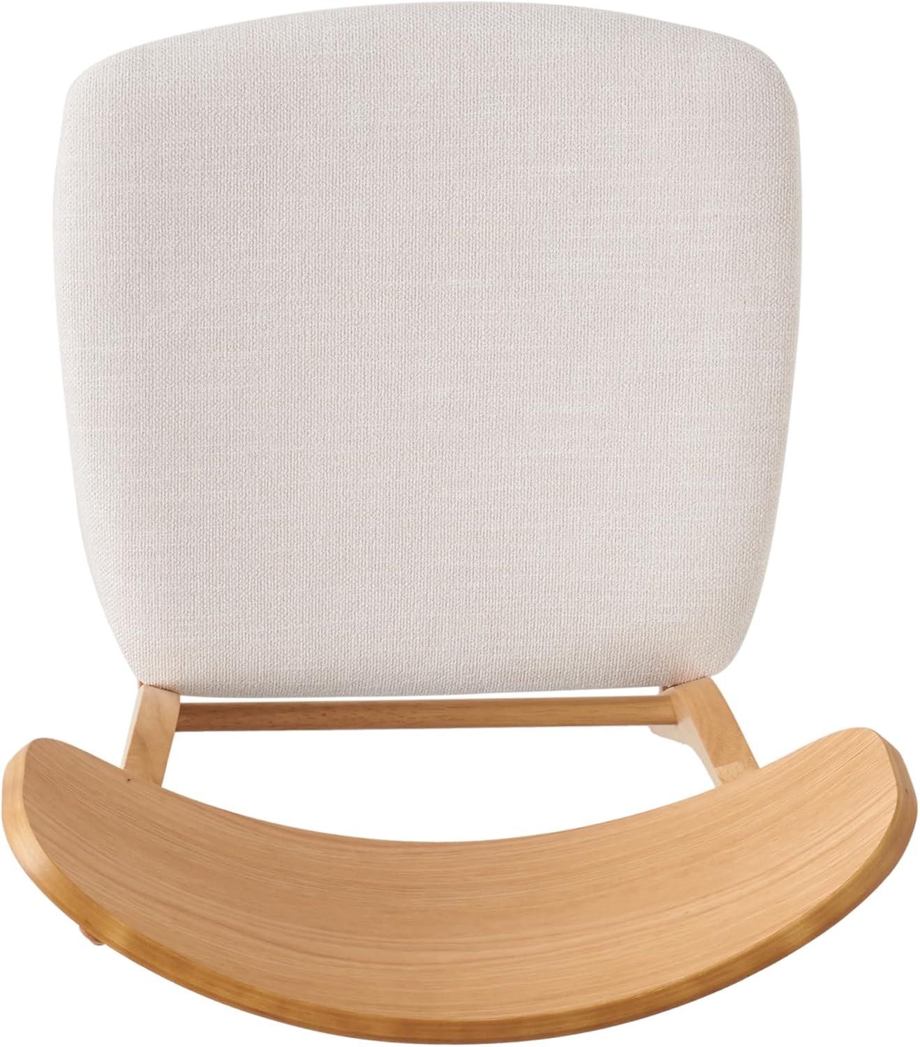 imageChristopher Knight Home Lucious Fabric Oak Finish Dining Chairs 2Pcs Set Light Beige