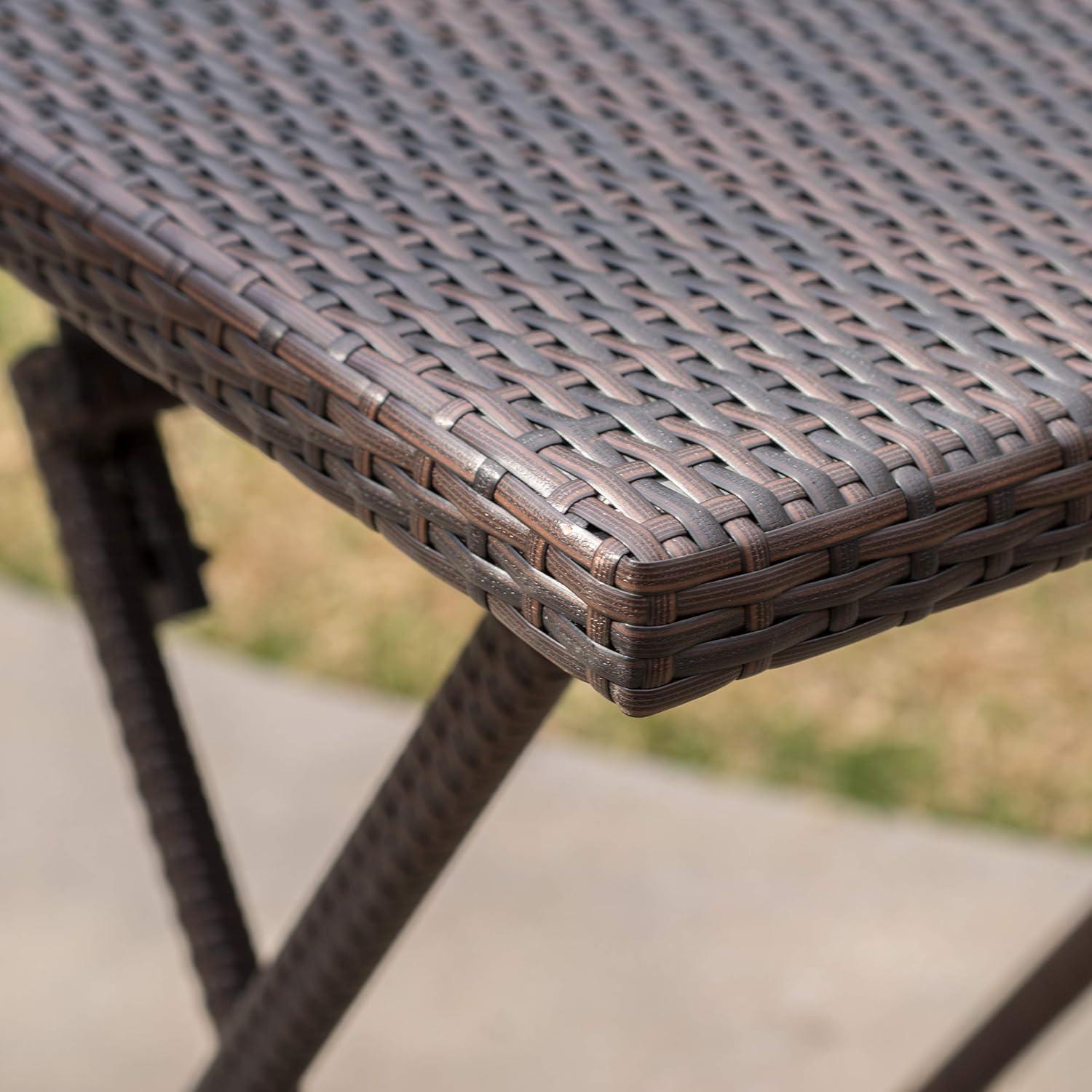 imageChristopher Knight Home Margarita Outdoor Wicker Bar Set 5Pcs Set Multibrown