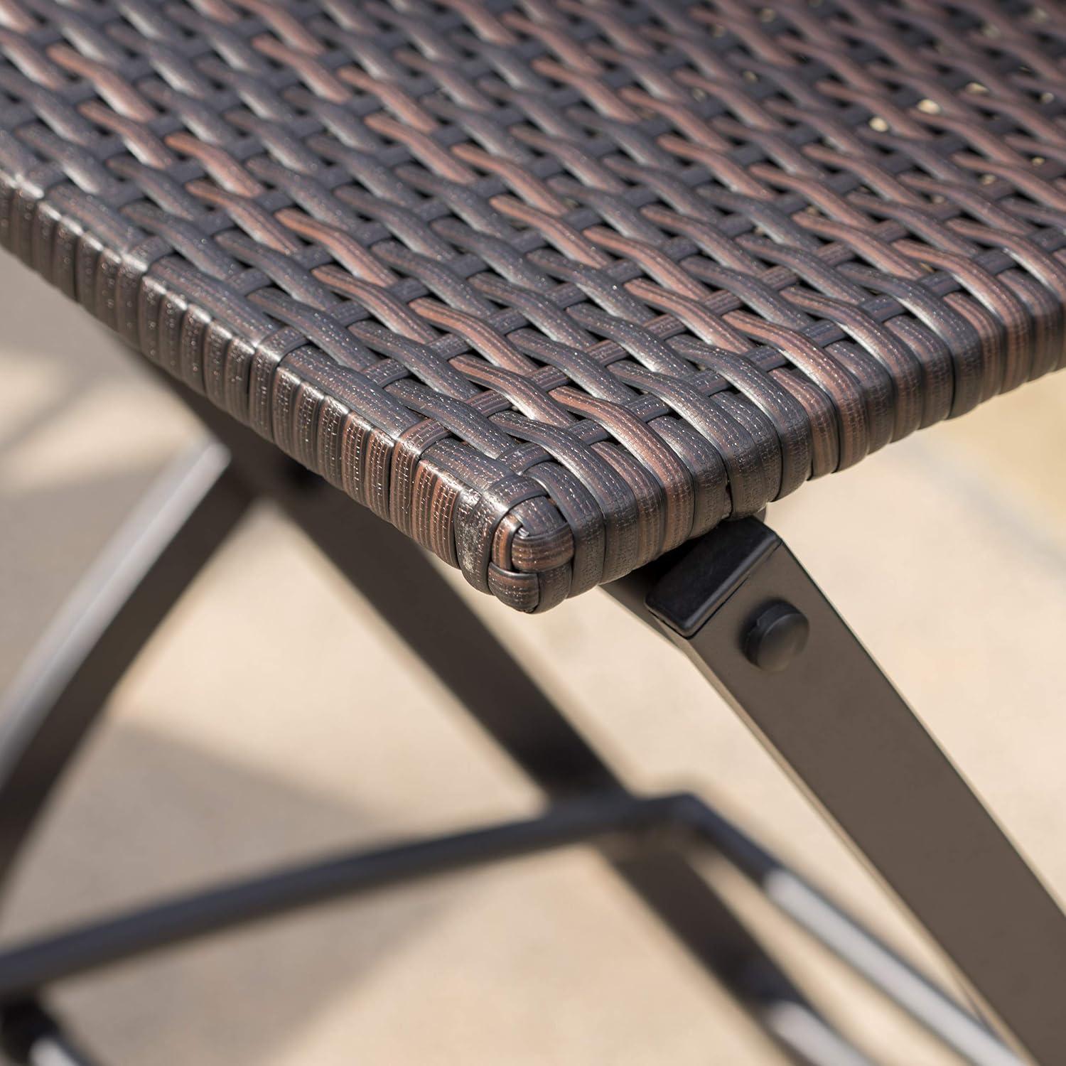imageChristopher Knight Home Margarita Outdoor Wicker Barstools 4Pcs Set Multibrown