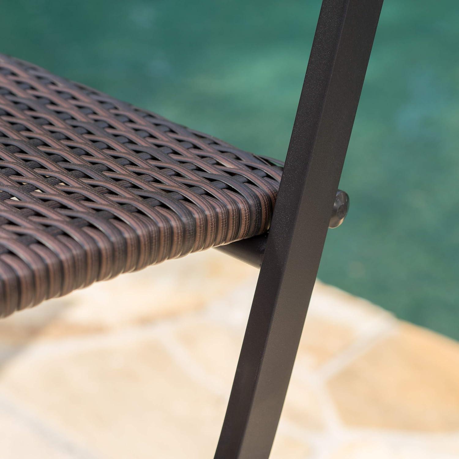 imageChristopher Knight Home Margarita Outdoor Wicker Barstools 4Pcs Set Multibrown