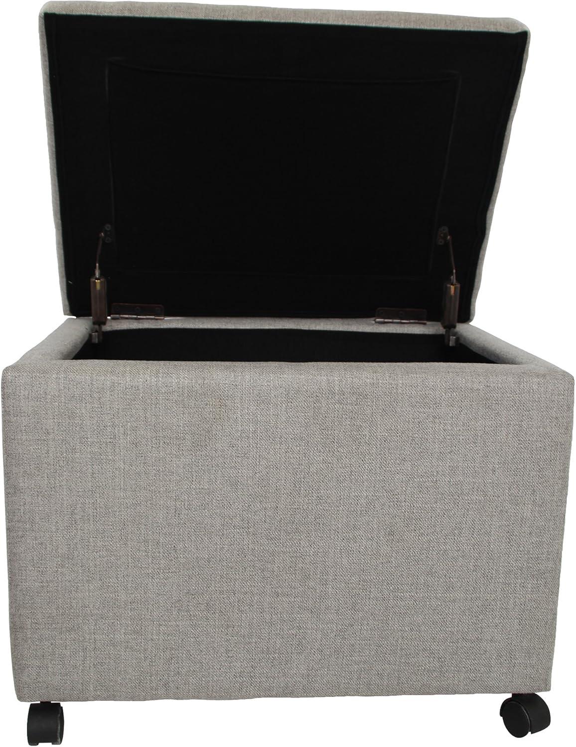 imageChristopher Knight Home Mateo Traditional Home Office Fabric File Storage Ottoman Gray