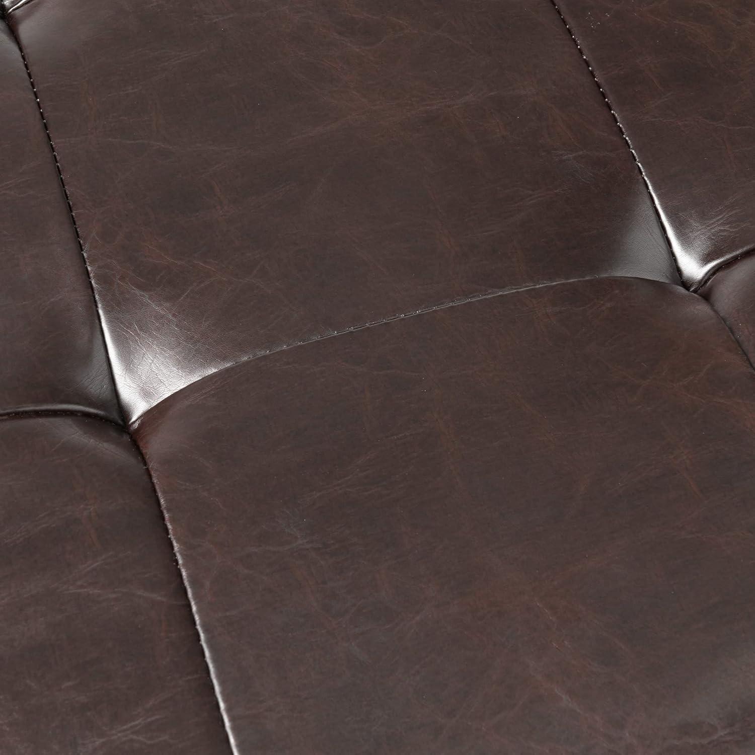 imageChristopher Knight Home Miriam Ottoman with Storage and Bottom Rack Espresso