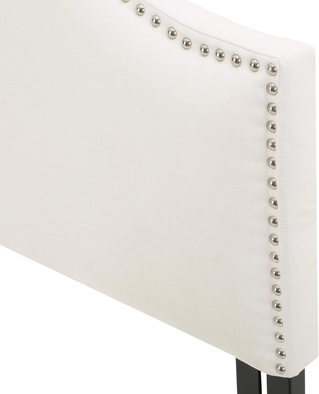 imageChristopher Knight Home Nora Headboard Fully Upholstered Queen Full Ivory