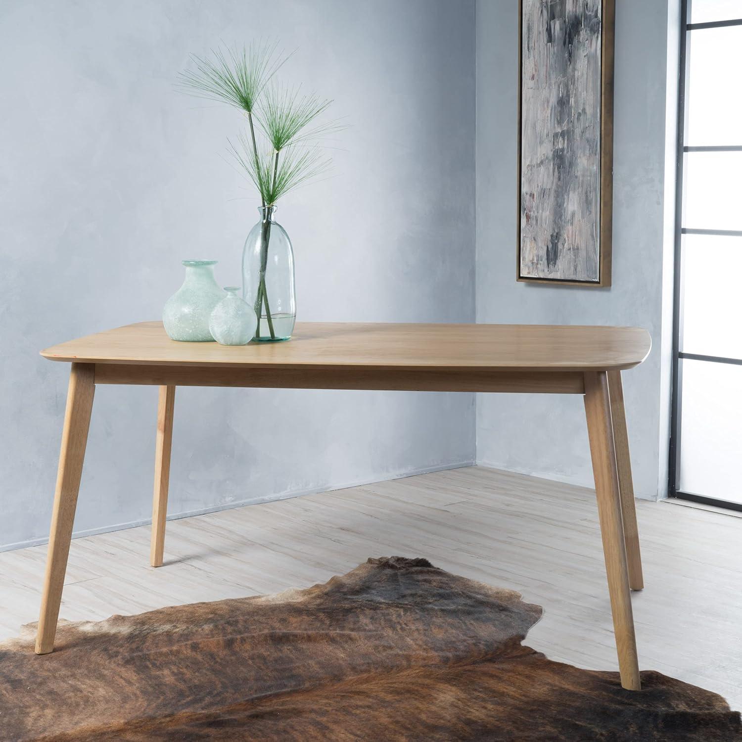 imageChristopher Knight Home Nyala Wood Dining Table Natural Oak FinishDining Table