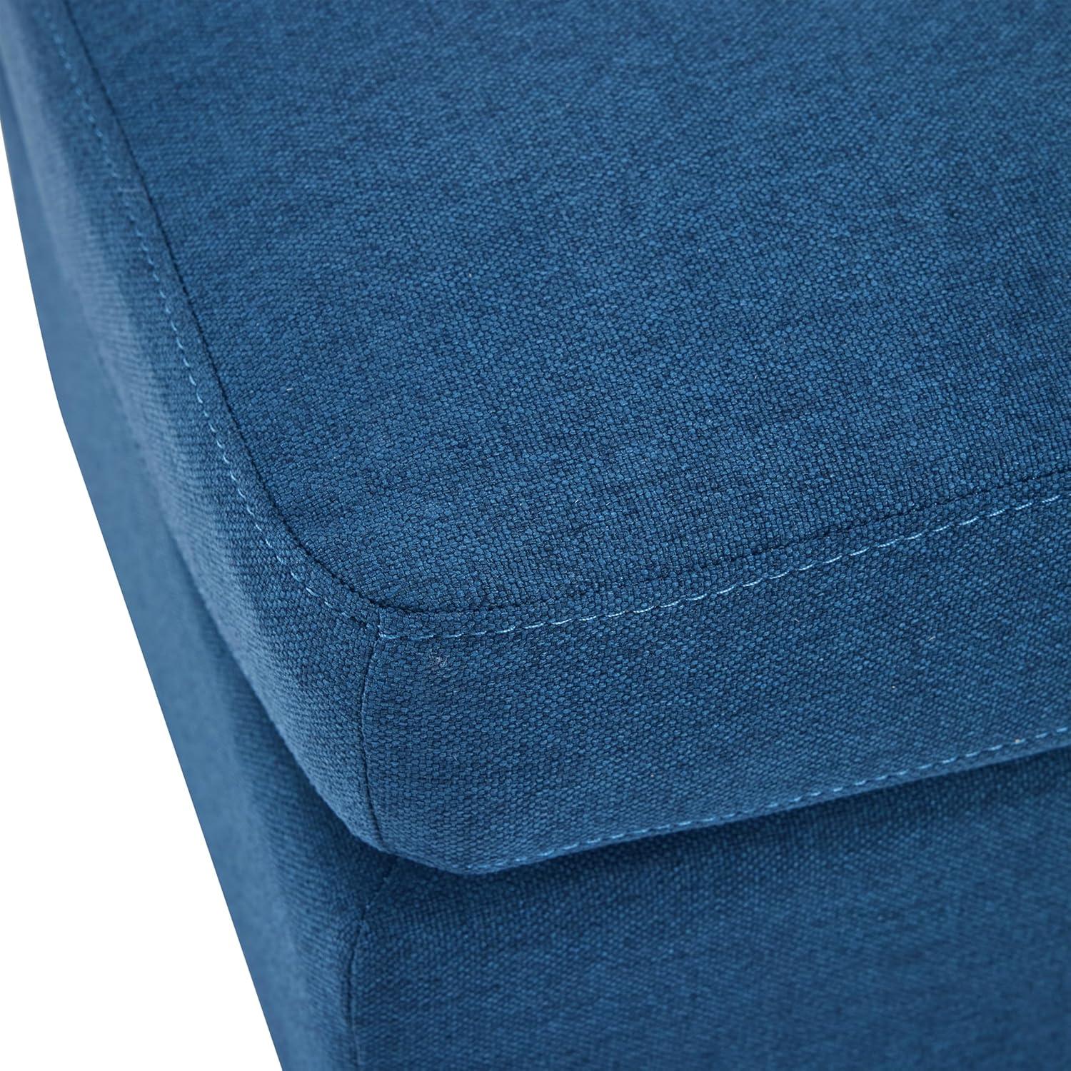 imageChristopher Knight Home Ottoman Foot StoolRectangular Fabric Upholstered OttomanModern Side Table for Living Room Bedroom Birch Wood LegsNavy BlueNavy Blue