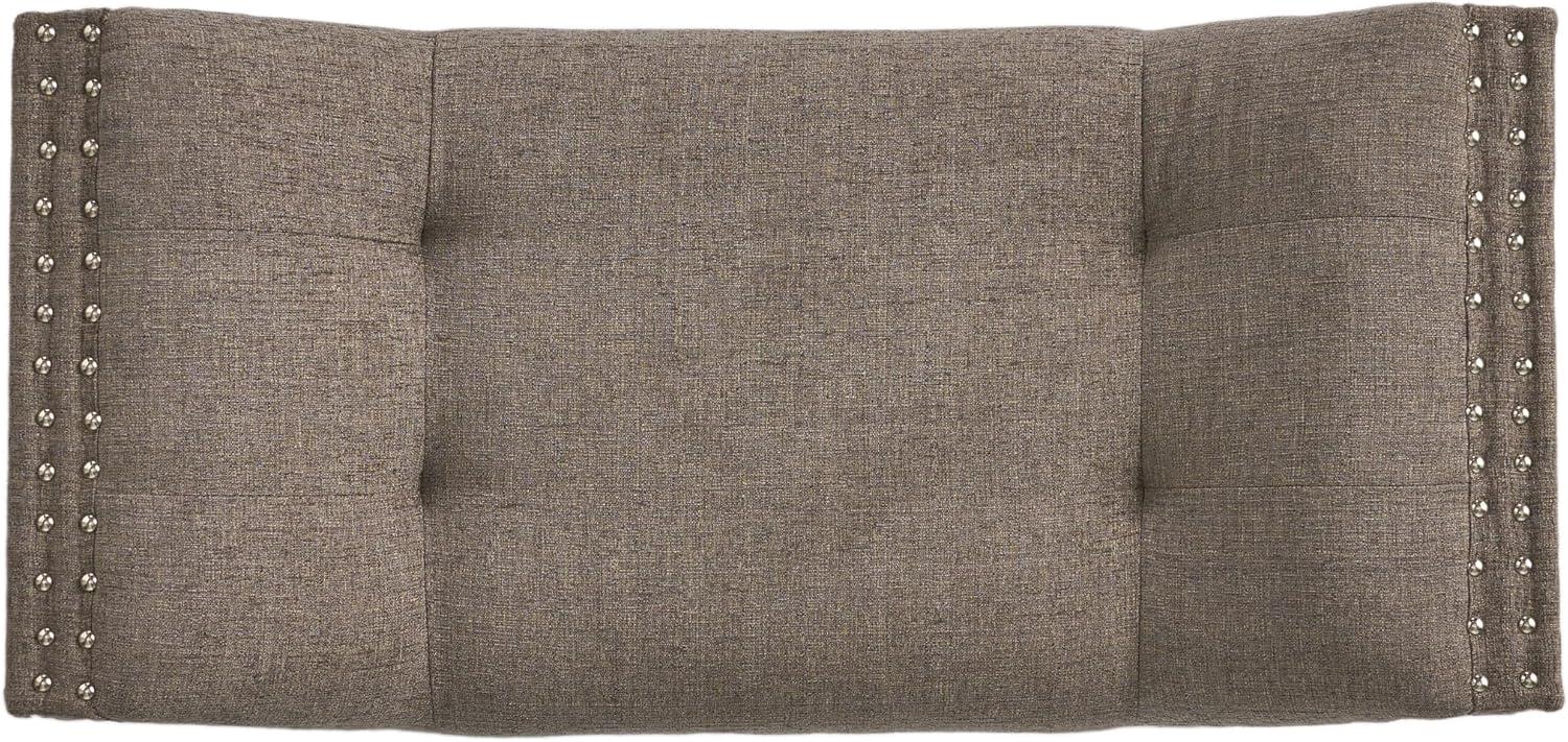 imageChristopher Knight Home Rosalynn Tufted Fabric Ottoman Bench GraniteGrey