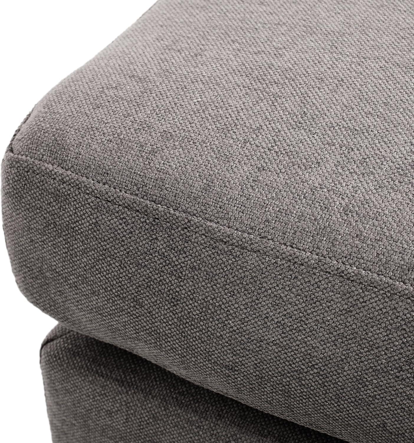 imageChristopher Knight Home Rosella Fabric Ottoman Ash GreyAsh Grey