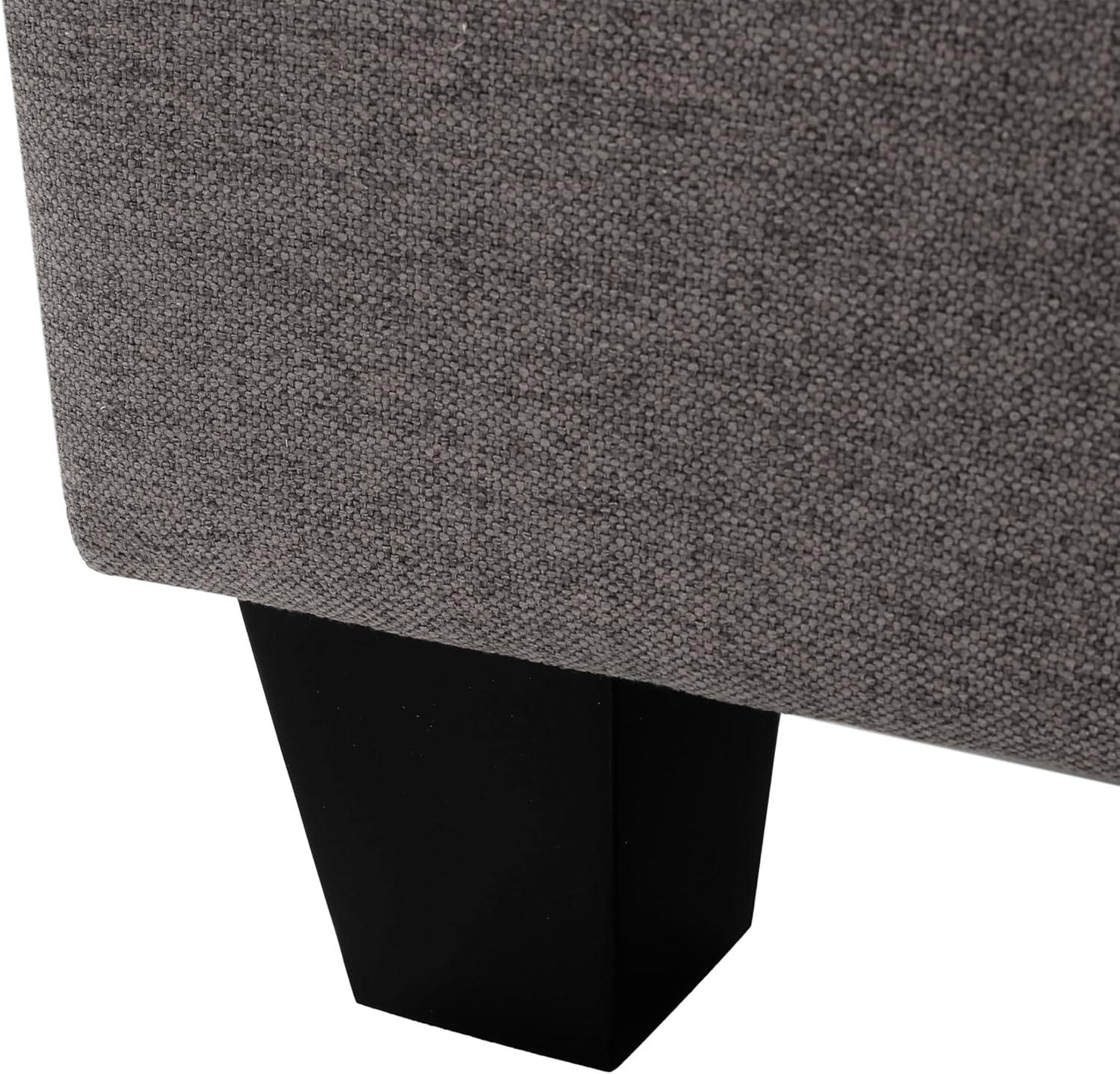imageChristopher Knight Home Rosella Fabric Ottoman Ash GreyAsh Grey