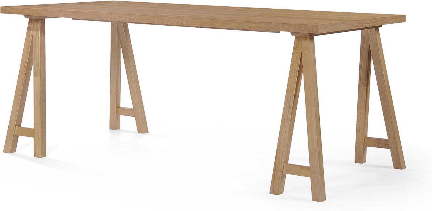 imageChristopher Knight Home Sabine Farmhouse Wood Dining Table Natural Oak Finish