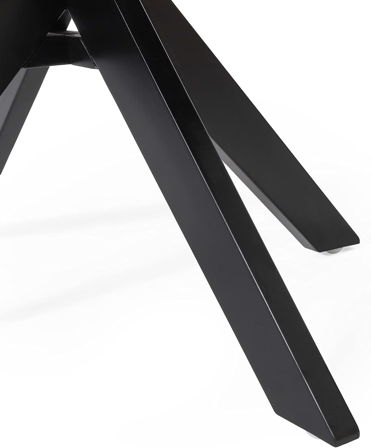imageChristopher Knight Home Sandee Indoor Dining Table Acacia Wood and Iron Black
