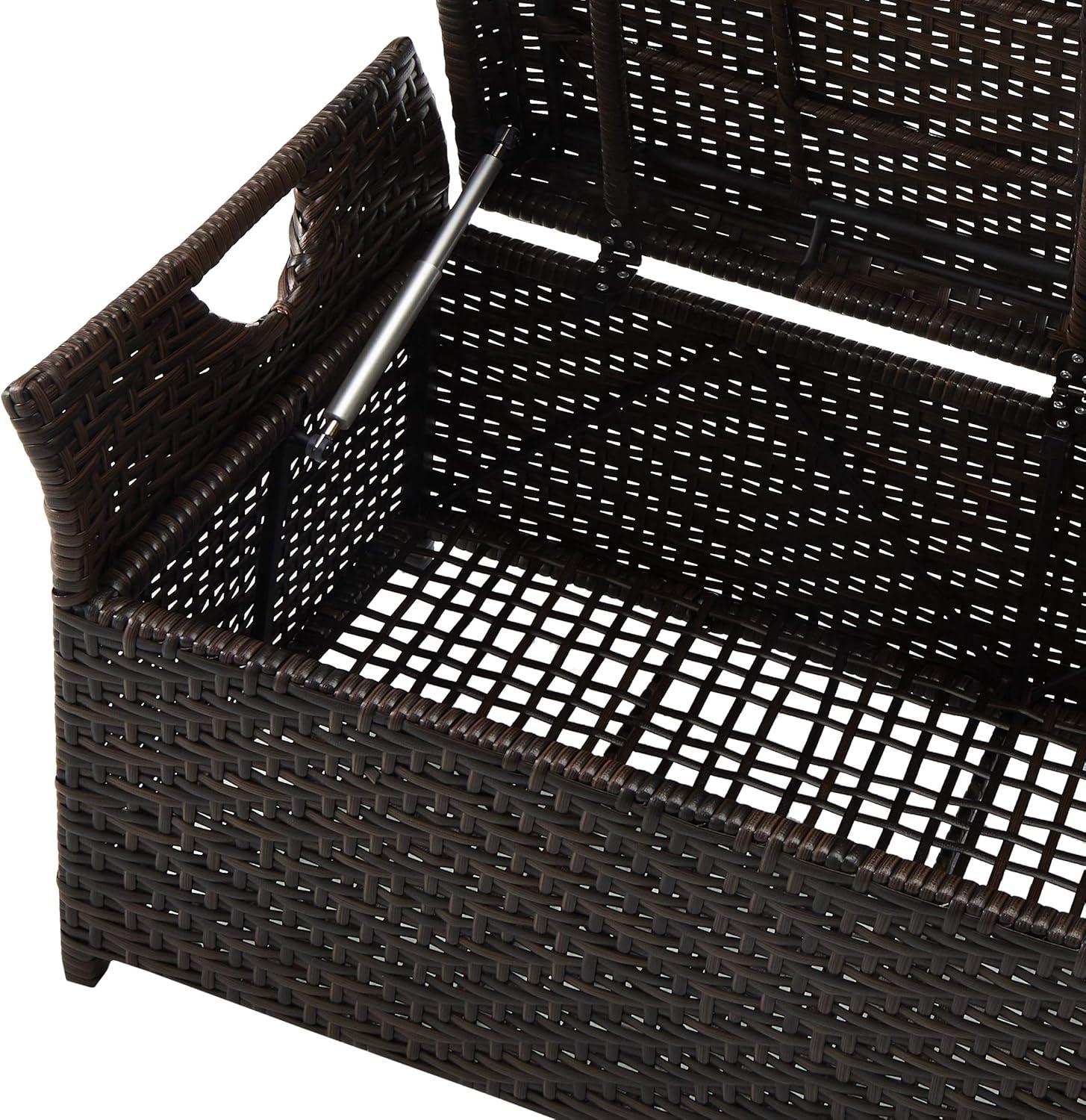 imageChristopher Knight Home Wing Outdoor Storage Bench Multibrown