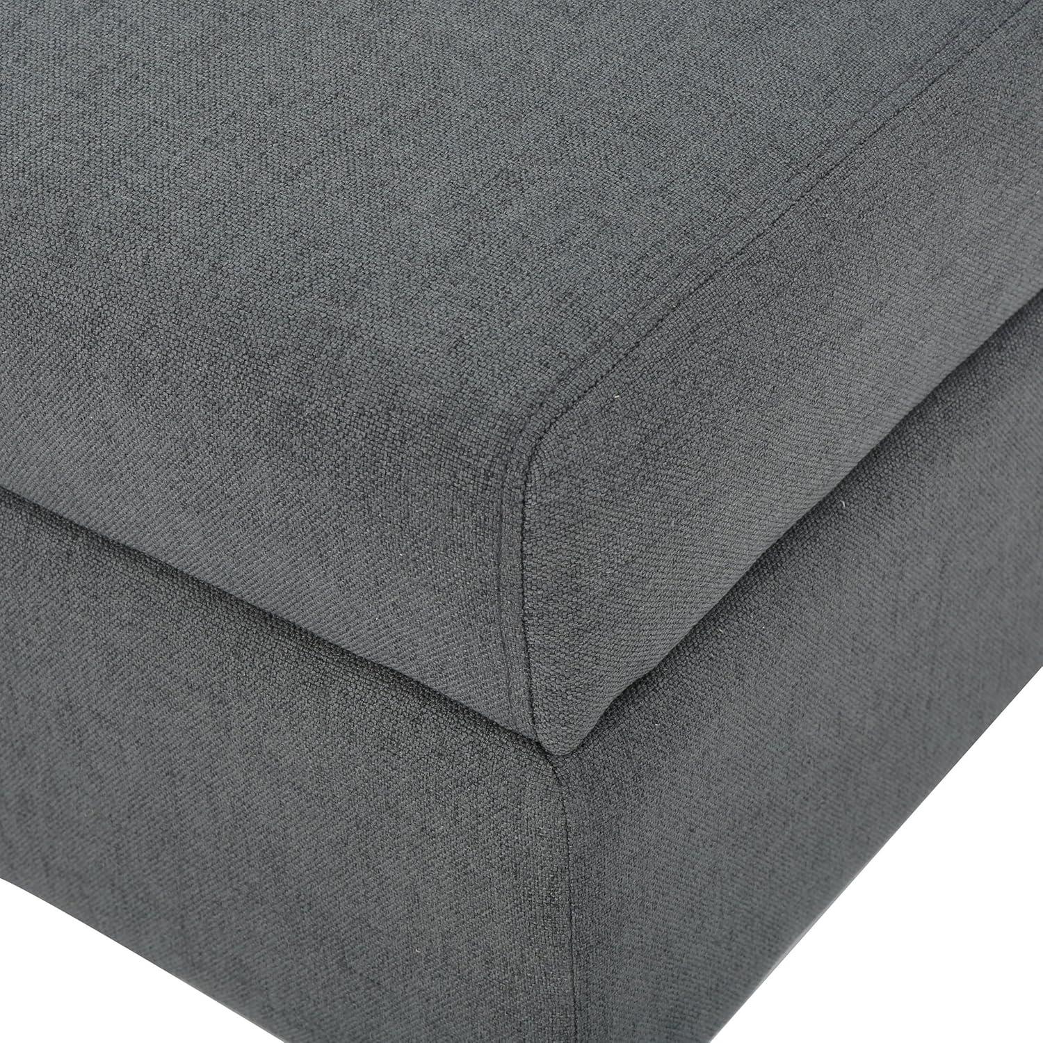 imageGDFStudio Christopher Knight Home Tovah Fabric Storage Loveseat Charcoal