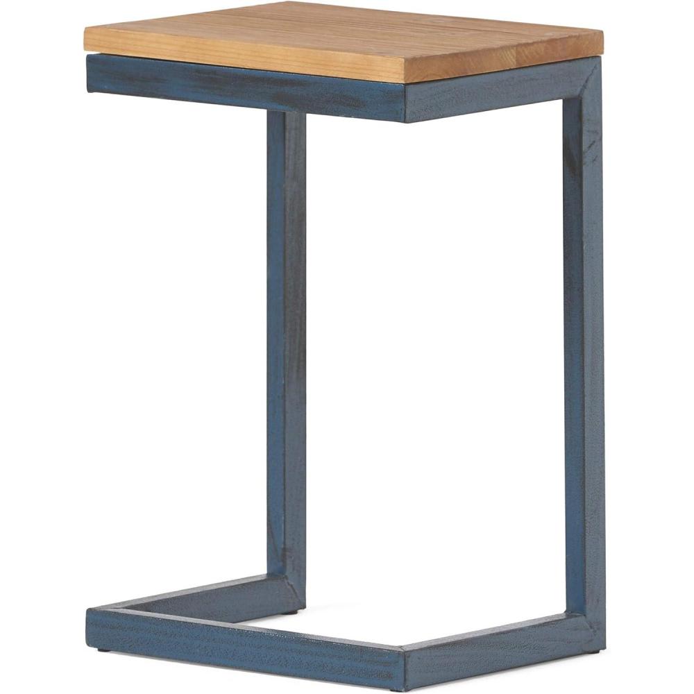 imageChristopher Knight Home Caspian Outdoor Firwood C Shaped Table Antique Finish Small 1025 in x 1275 in x 195 in