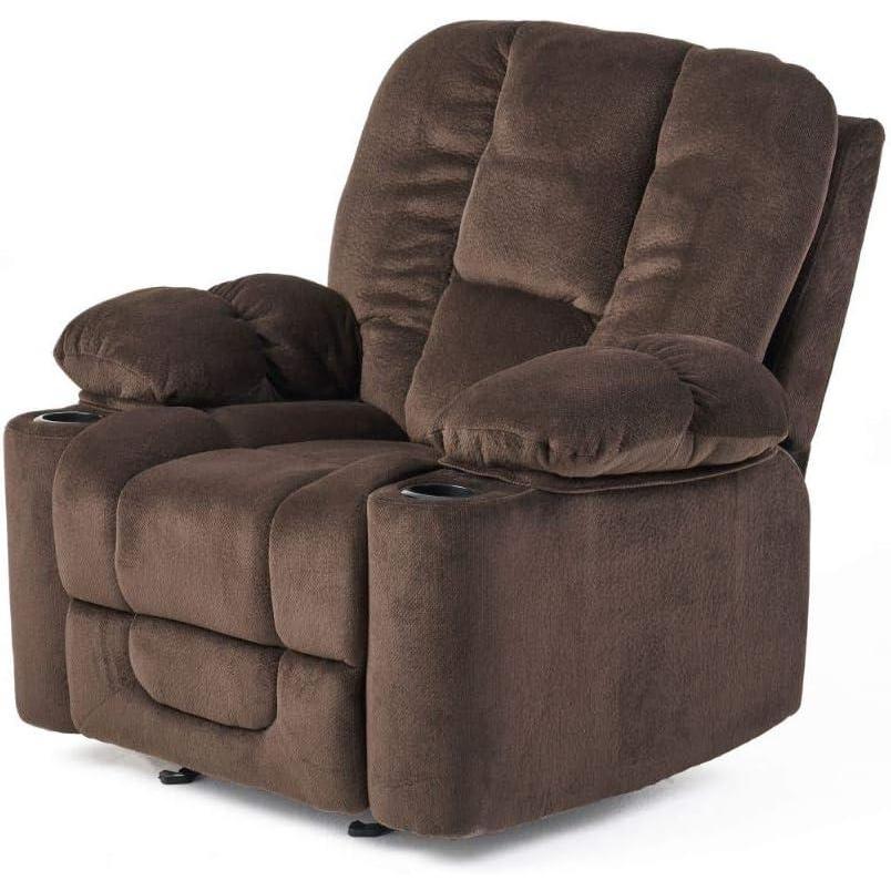 imageChristopher Knight Home Gannon Fabric Gliding Recliner Chocolate 4252D x 3858W x 4094H inChocolate