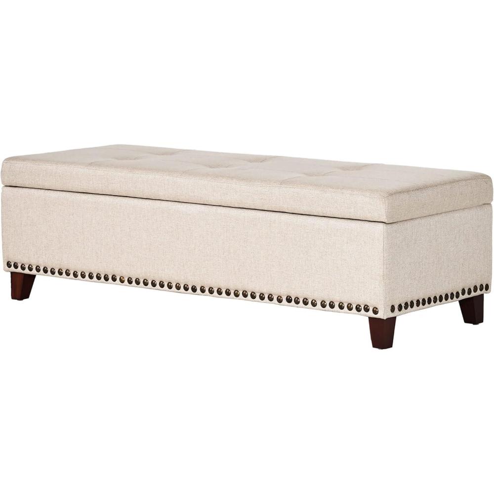 imageChristopher Knight Home Gavin Storage Ottoman Foggy BrownBeige