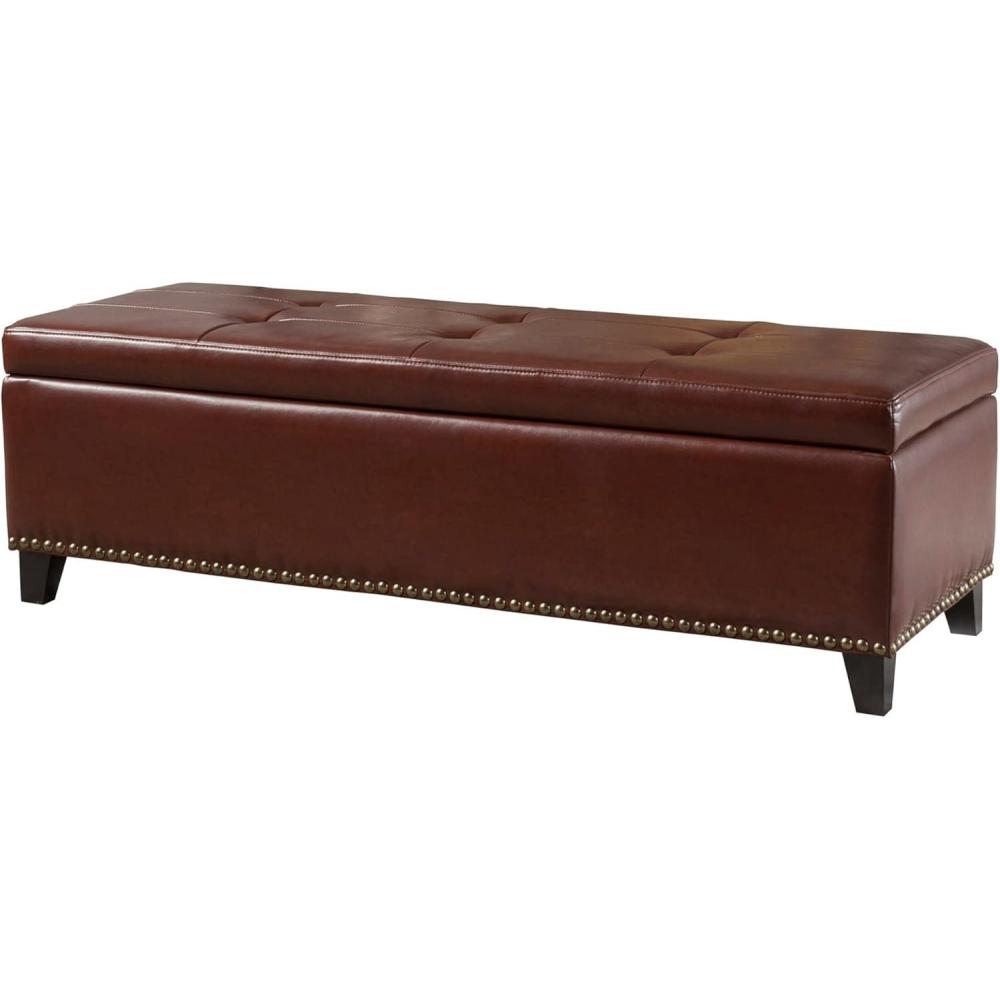 imageChristopher Knight Home Gavin Storage Ottoman Foggy BrownFoggy Brown