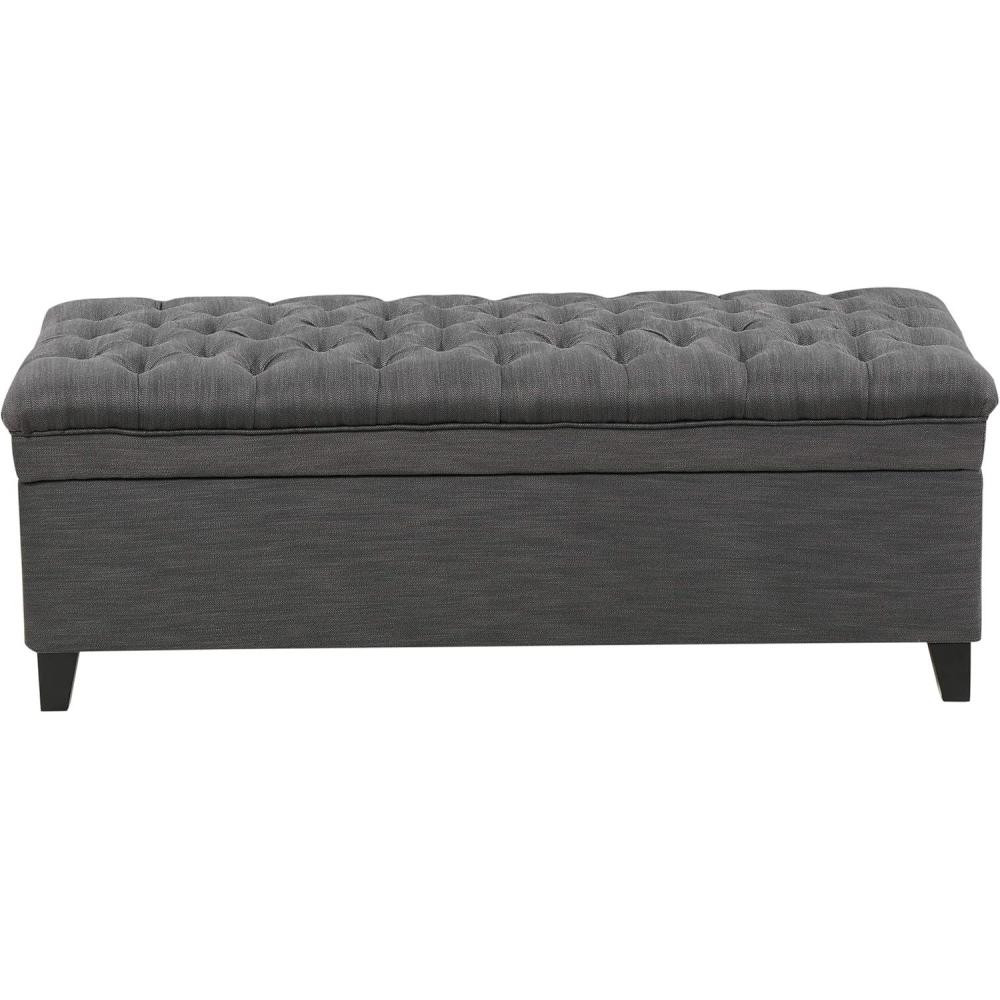 imageChristopher Knight Home Juliana Fabric Storage Ottoman Gray