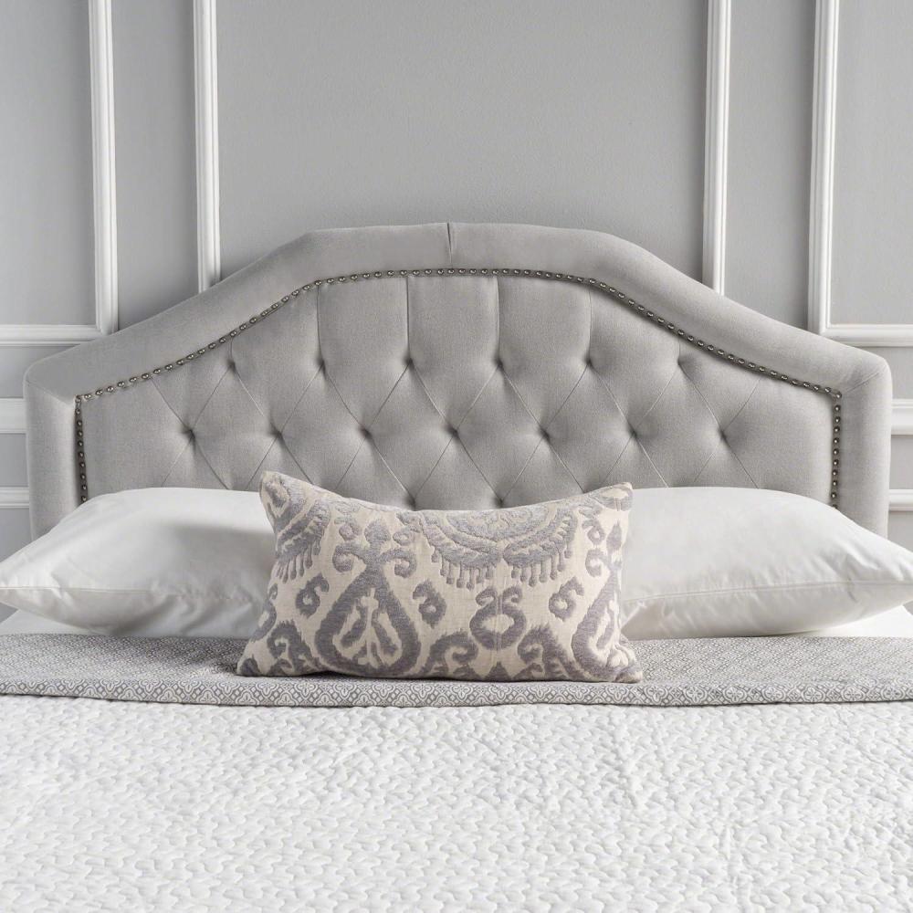 imageChristopher Knight Home Killian Fabric Headboard Queen  Full Light Grey