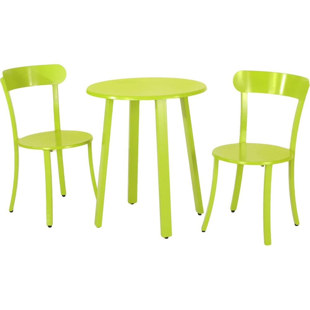 imageChristopher Knight Home Larson Outdoor Bistro Set Matte Lime Green