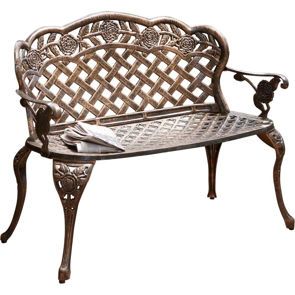 imageChristopher Knight Home Lucia Outdoor Garden Bench Copper