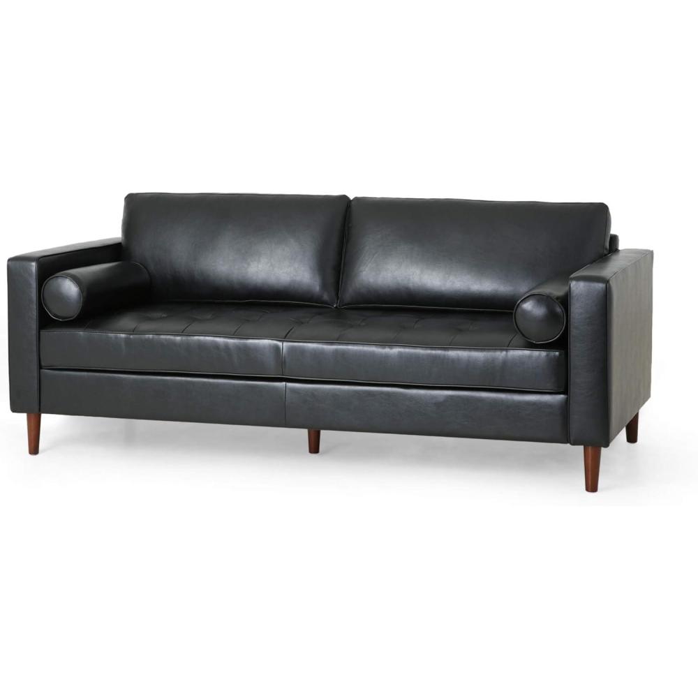 imageChristopher Knight Home Malinta Sofas Cognac Brown EspressoMidnight Black Espresso