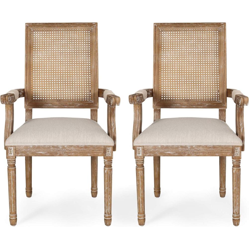 imageChristopher Knight Home Maria DINING CHAIR SETS Wood Beige NaturalBeige Natural