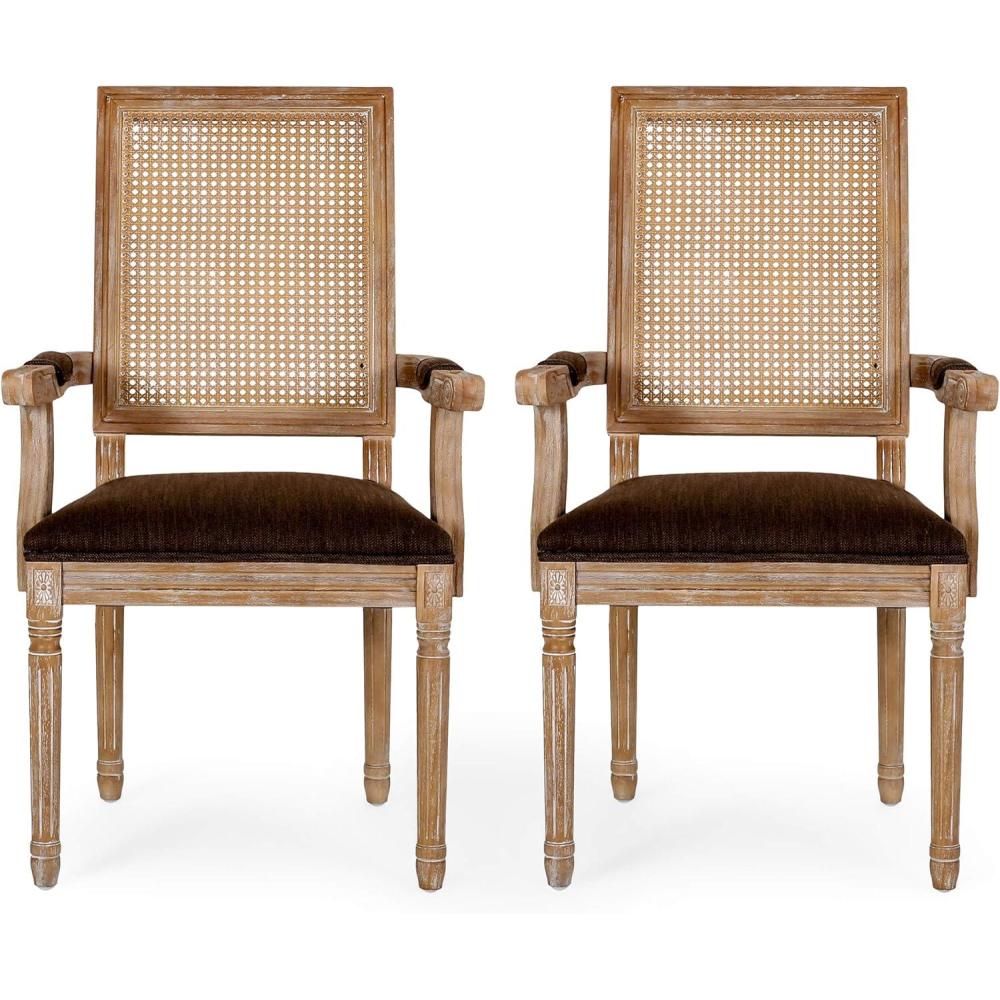 imageChristopher Knight Home Maria DINING CHAIR SETS Wood Beige  NaturalBrown  Natural