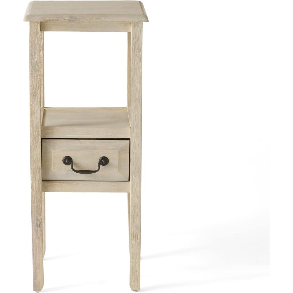 imageChristopher Knight Home Rivera Acacia Wood Accent Table Brushed Morning Mist 13D x 13W x 303H in