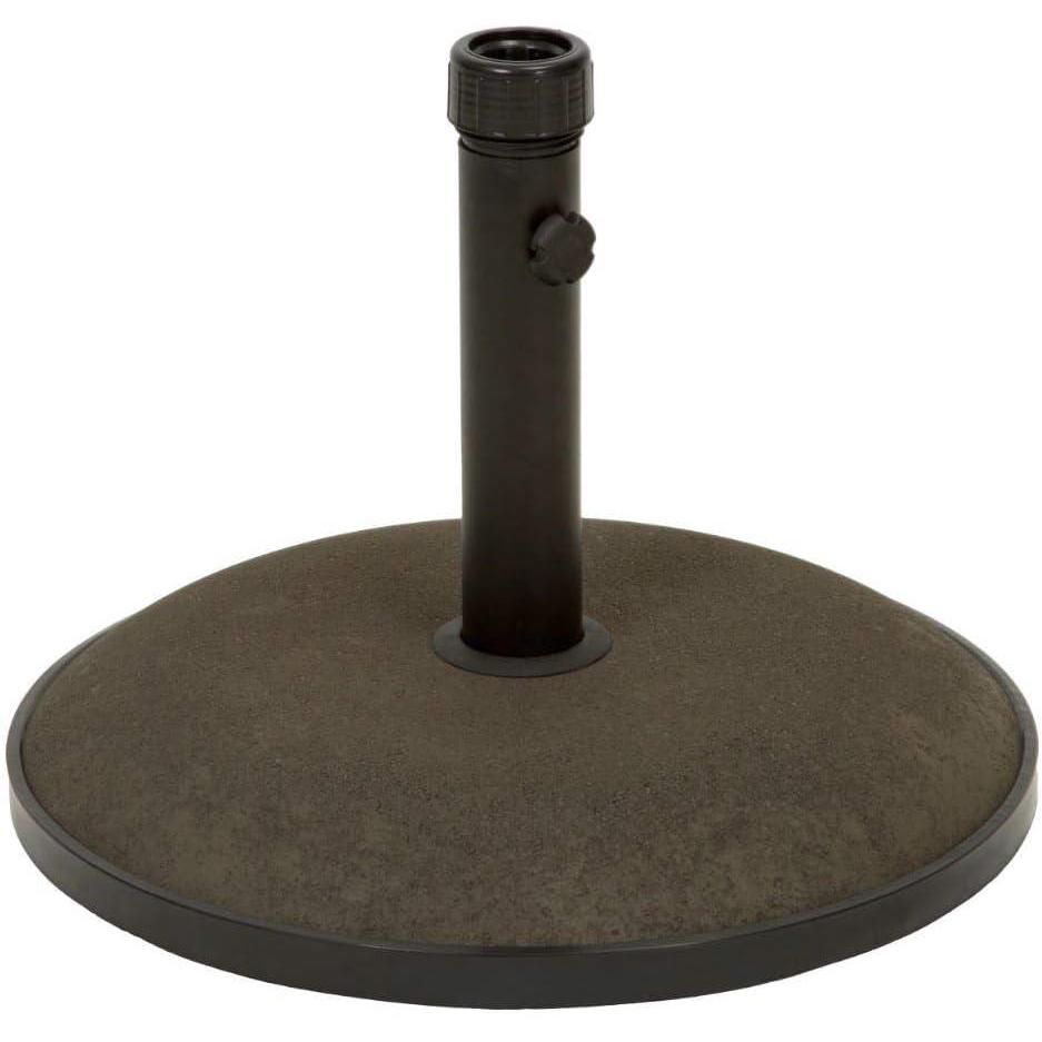 imageChristopher Knight Home Terracota Outdoor Circular Concrete and Iron Umbrella Base Brown Black