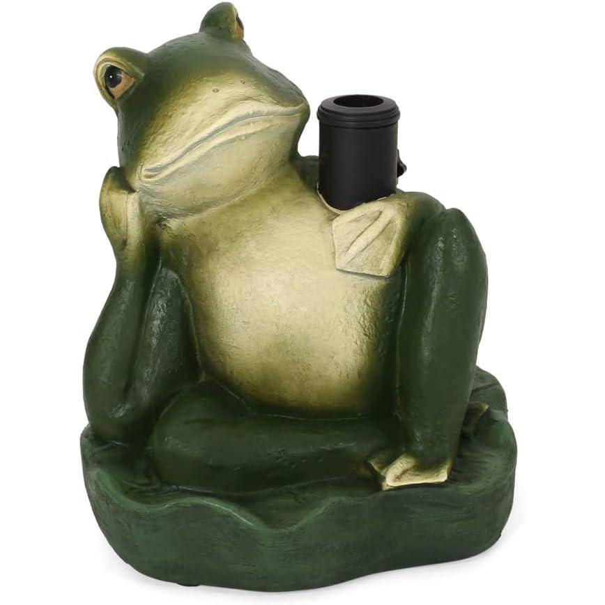 imageChristopher Knight Home Wendy Frog Umbrella Base Green
