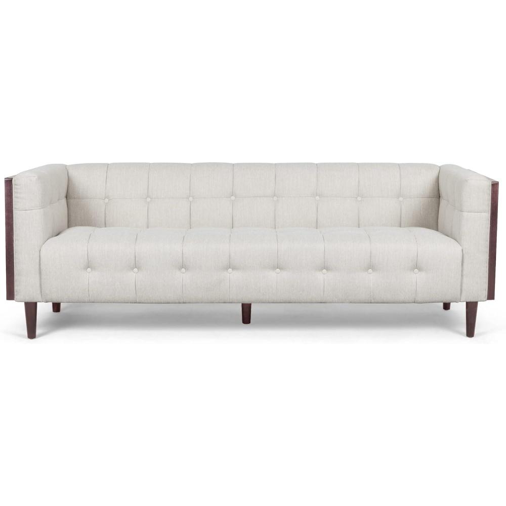 imageMcLarnan Tufted 3 Seater Sofa BeigeBrownBeige Brown