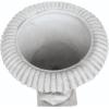 Christopher Knight Home Adonis Traditional Roman Chalice Garden Urn Planter with Lion and Floral Accents, Antique White