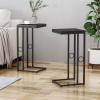 Christopher Knight Home Agnes Modern C Side Table, Set of 2, Black