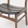 Christopher Knight Home Anise Leather / Walnut Dining Chairs, 2-Pcs Set, Dark Brown / Walnut Finish(Dark Brown / Walnut Finish)