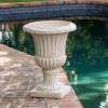 Christopher Knight Home Antique Urn Planter, 26″, White