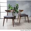 Christopher Knight Home Barron Fabric Dining Chairs, 2-Pcs Set, Charcoal(Dining Chairs)