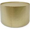 Christopher Knight Home Braeburn Modern Round 3 Piece Iron Accent and Coffee Table Set, Gold