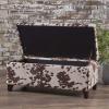 Christopher Knight Home Breanna Storage Ottoman Bench, Milk Cow Print