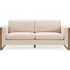 Christopher Knight Home Bricez 79″ Sofa Couch, Cozy Upholstered 3-Seater Sofa, Oversized Loveseat, Comfy Fabric Couches for Living Room and Office, Modern Couch and Sofa, Wooden Frame, Taupe Beige(Taupe Beige)