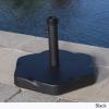 Christopher Knight Home CKH Hexagonal 66lb Umbrella Base, Black