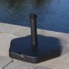 Christopher Knight Home CKH Hexagonal 66lb Umbrella Base, Black