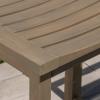 Christopher Knight Home Caribbean Outdoor 30″ Acacia Wood Barstools, 4-Pcs Set, Grey Finish