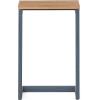 Christopher Knight Home Caspian Outdoor Firwood C Shaped Table, Antique Finish, Small, 10.25 in x 12.75 in x 19.5 in
