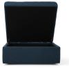 Christopher Knight Home Chatsworth Fabric Storage Ottoman, Navy Blue 30.5′ L x 30.5′ W x 15.25′ H