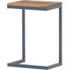Christopher Knight Home Darlah Medium Firwood Antique Table, Antique 11.25”D x 15.50”W x 22.25”H(Antique Natural and Black With Blue)